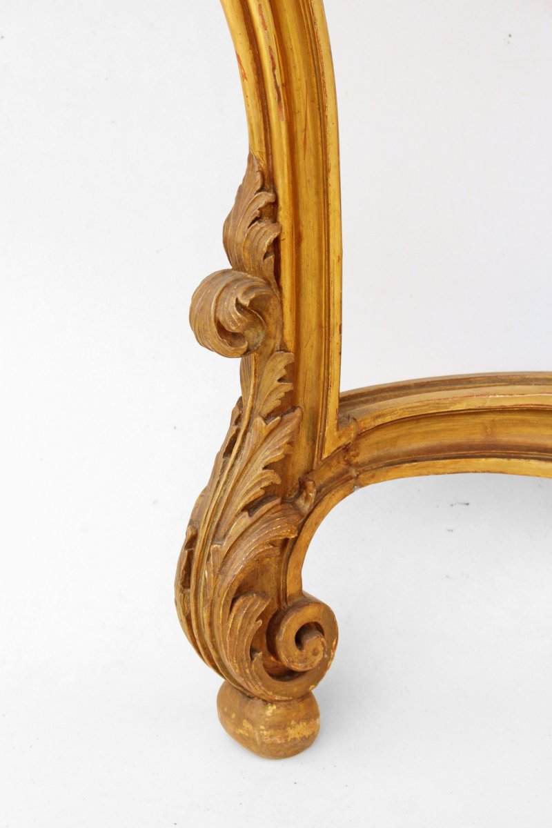 Large Napoleon III Console In Golden Wood-photo-8