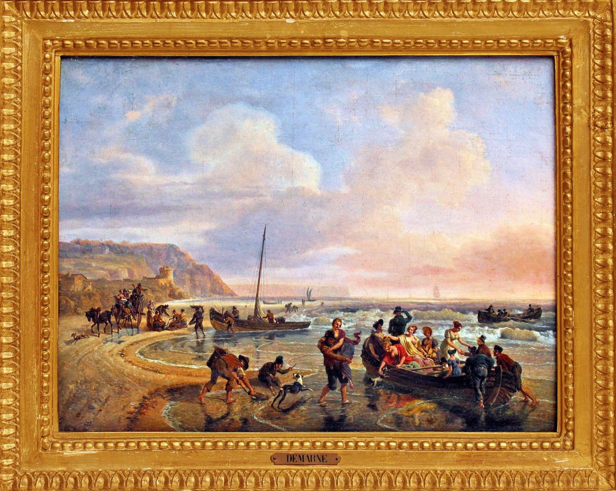 Jean-louis Demarne (1744 -1829) Animated Seaside