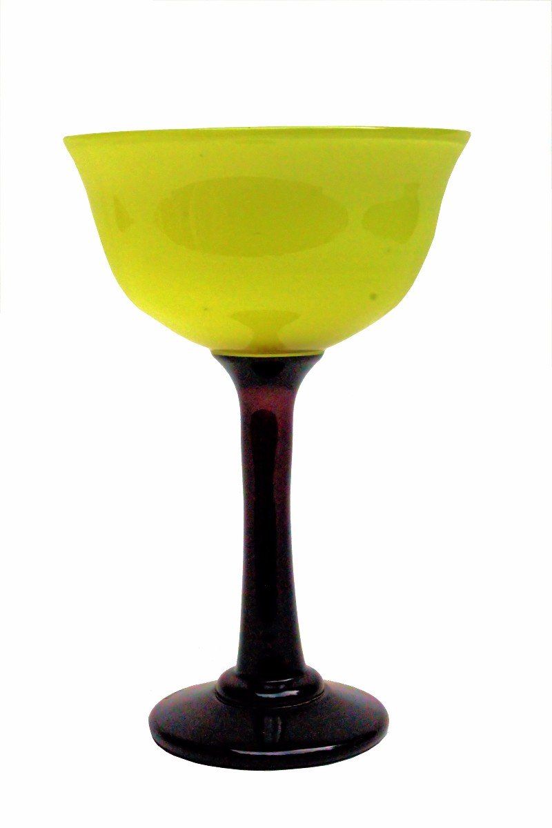 Daum - Nancy Large Art Deco Chalice Vase 1920-30