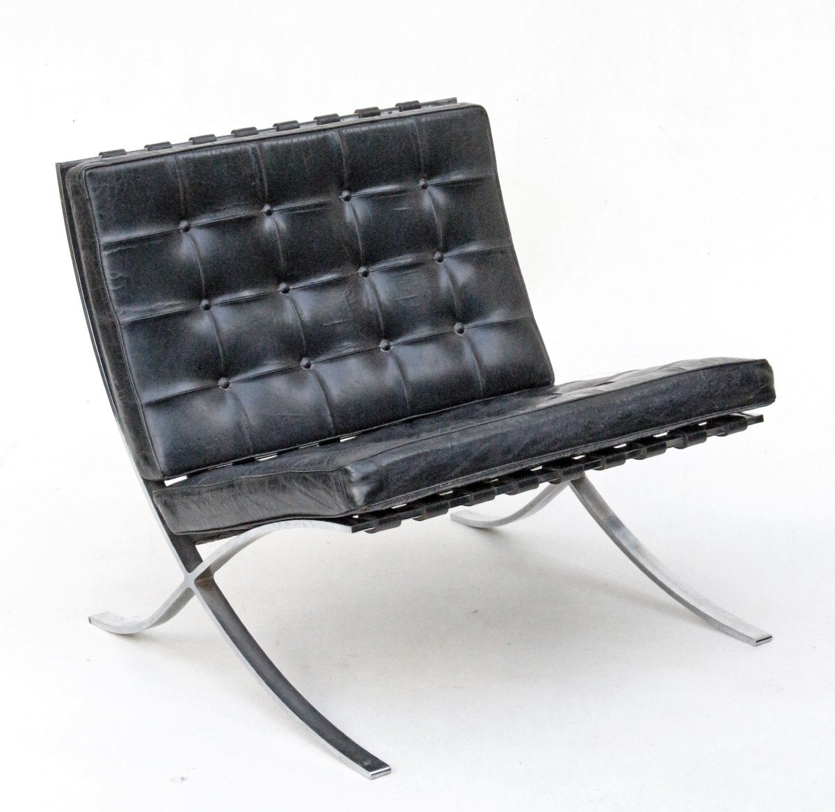 Armchair "barcelona" By Ludwig Mies Van Der Rohe For Knoll-photo-2