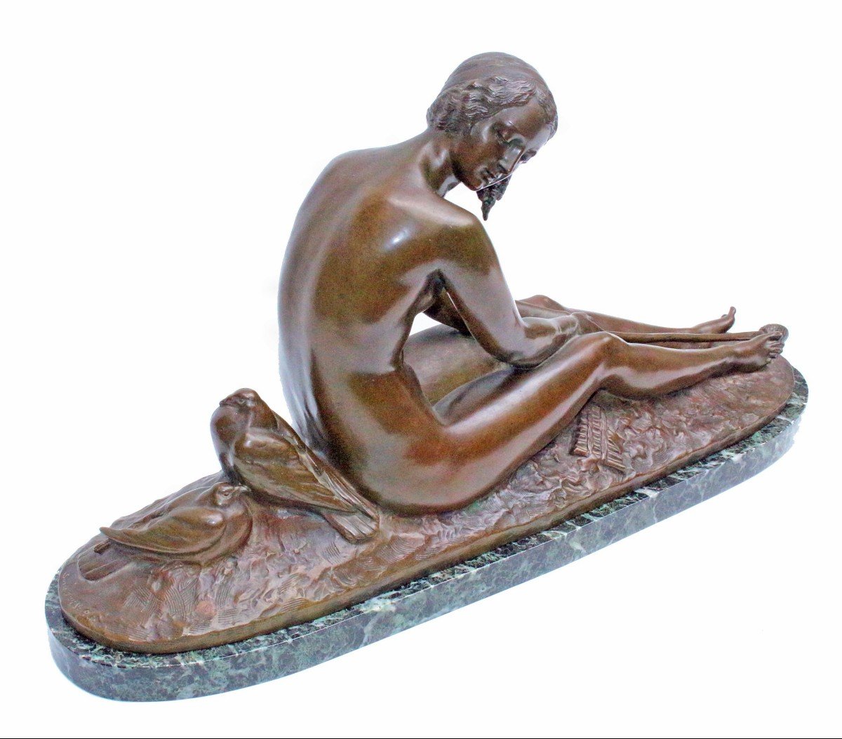 Joseph Cormier (1869-1950) Large Bronze Art Deco-photo-1