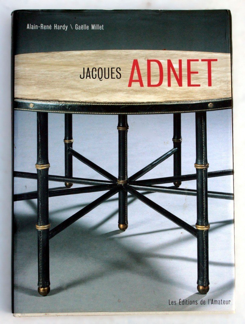 Jacques Adnet (1900-1984) Large Art Deco Lamp-photo-7