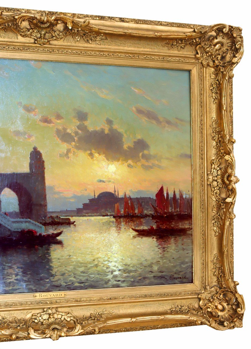 Antoine Bouvard (1870-1955) Grande Vue De Venise-photo-3