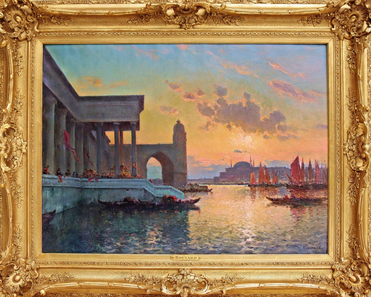 Antoine Bouvard (1870-1955) Grande Vue De Venise
