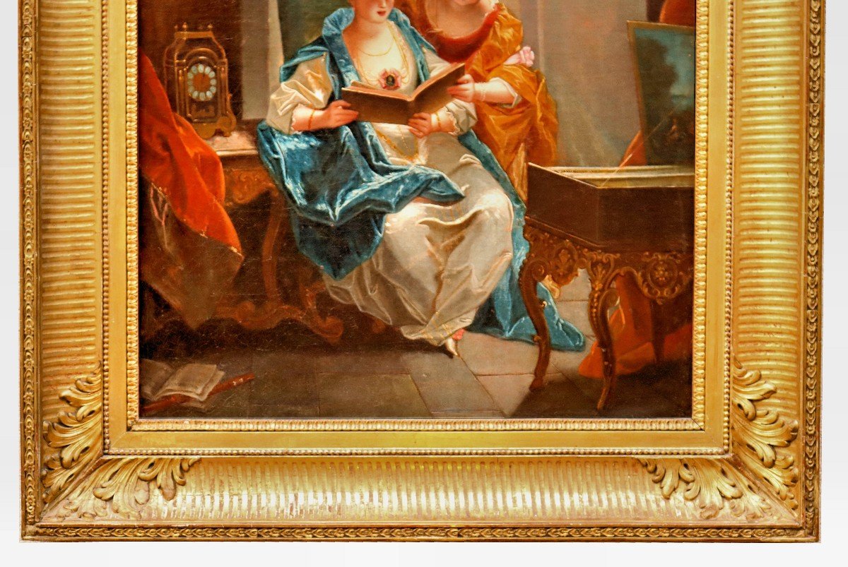 Jean Raoux (1677-1734) "les Musiciennes" -photo-4