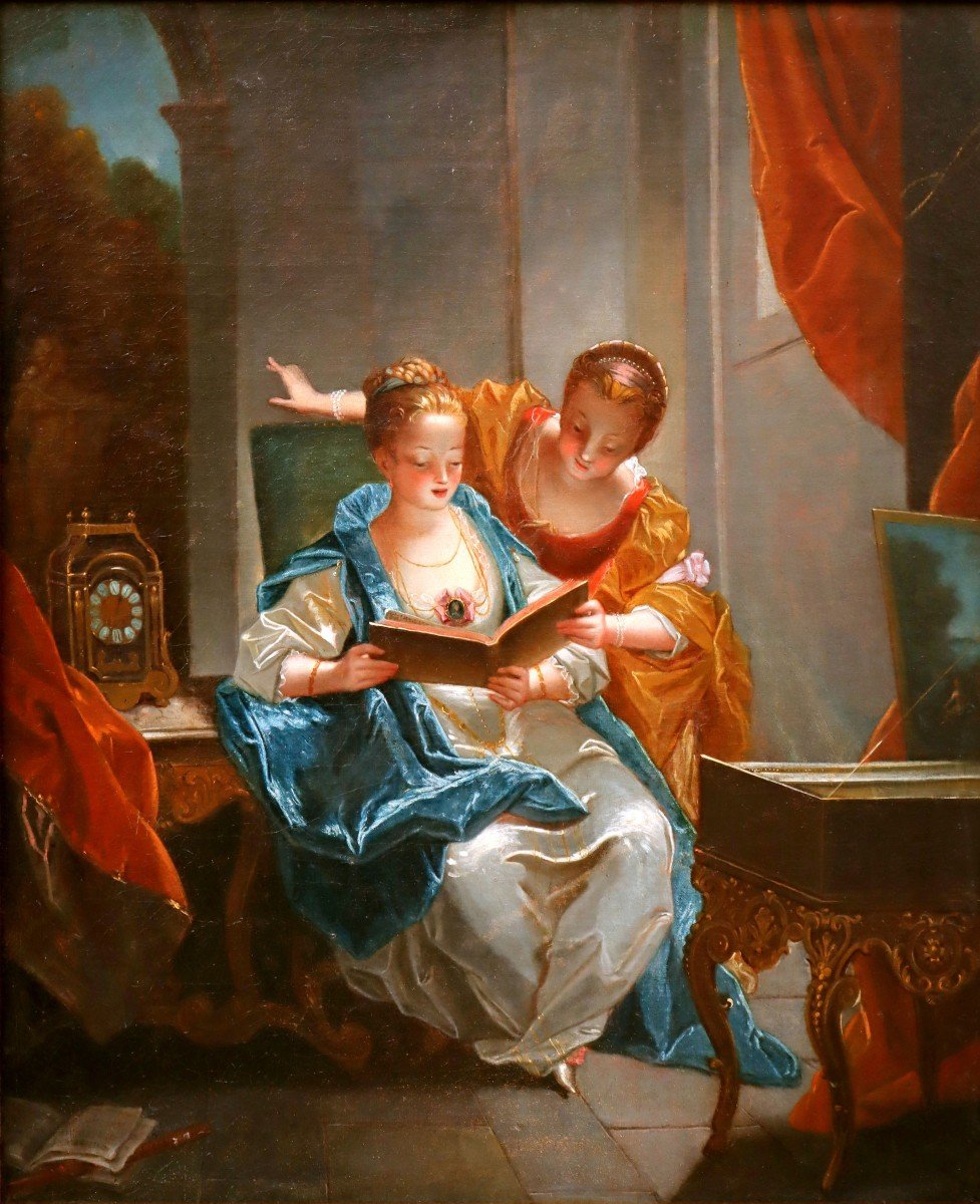 Jean Raoux (1677-1734) "les Musiciennes" -photo-1