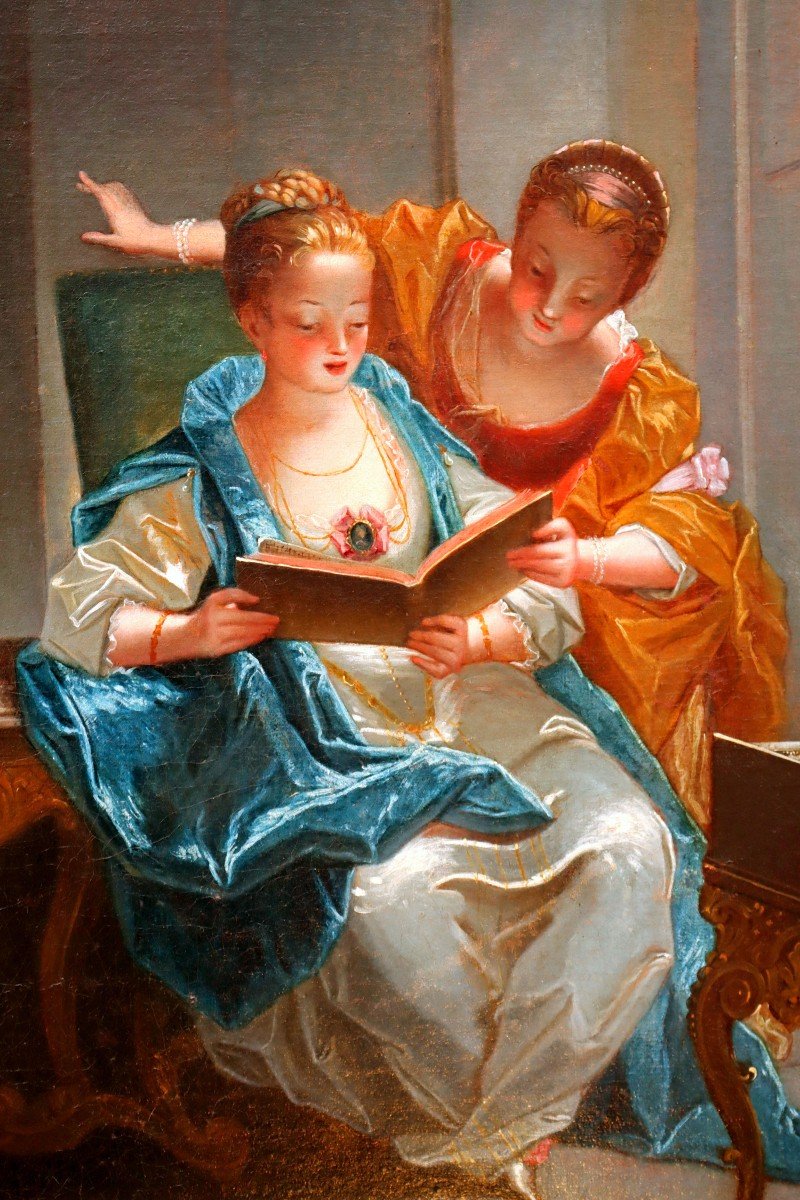 Jean Raoux (1677-1734) "les Musiciennes" -photo-2