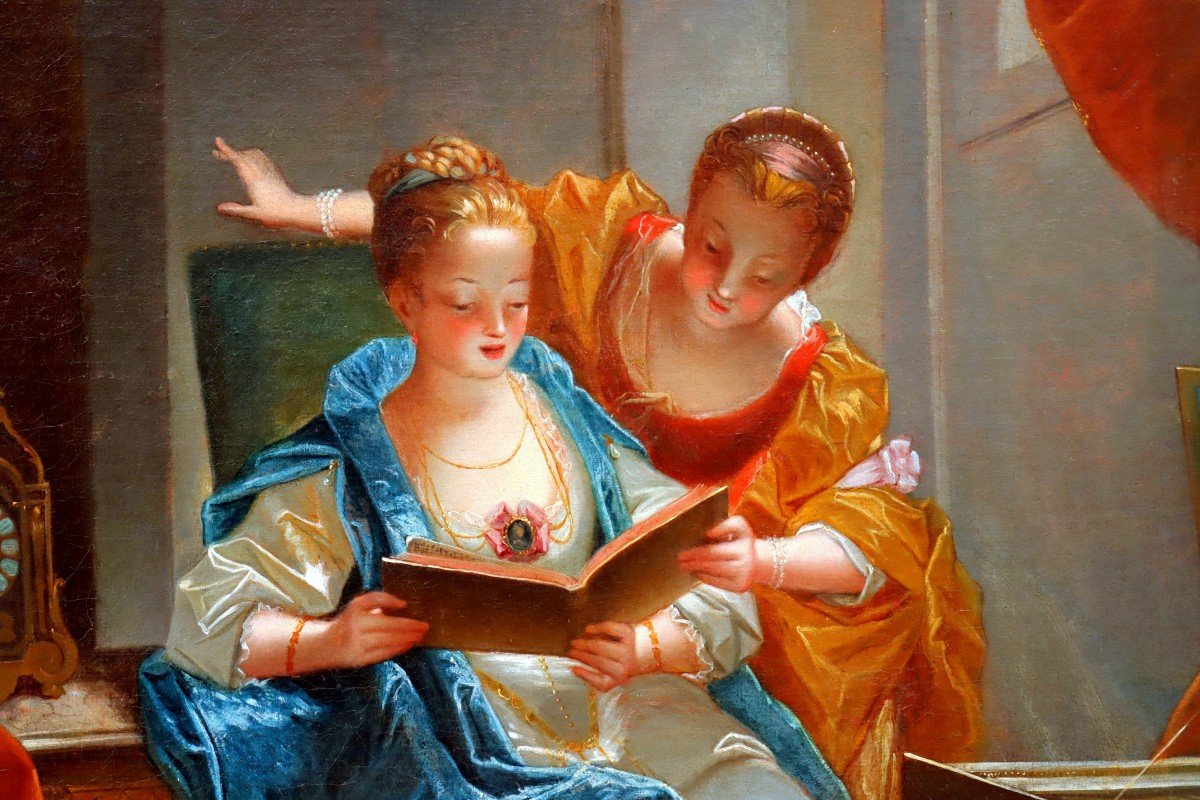 Jean Raoux (1677-1734) "les Musiciennes" -photo-3
