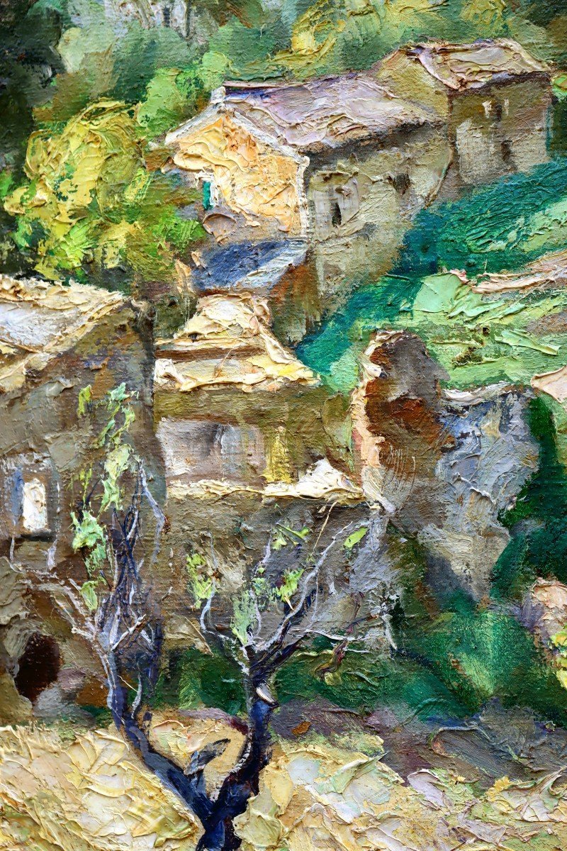 Georges A. De Pogedaieff (1897-1971) Luberon Landscape-photo-4