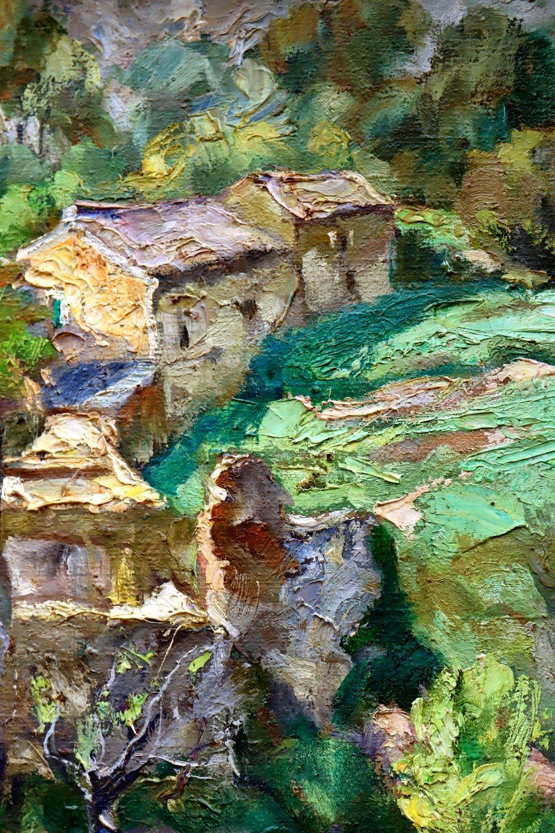 Georges A. De Pogedaieff (1897-1971) Luberon Landscape-photo-5