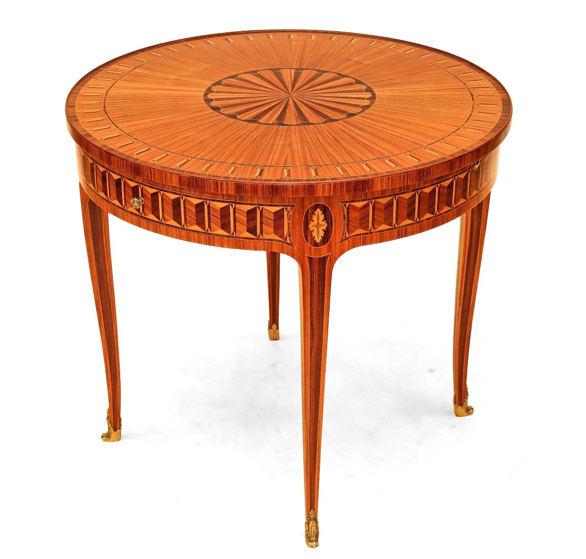 Maison Krieger Bouillotte Table In Marquetry