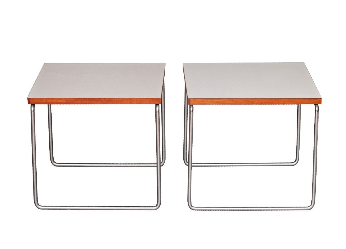 Pierre Guariche (1926-1995) & Steiner Pair Of Coffee Tables