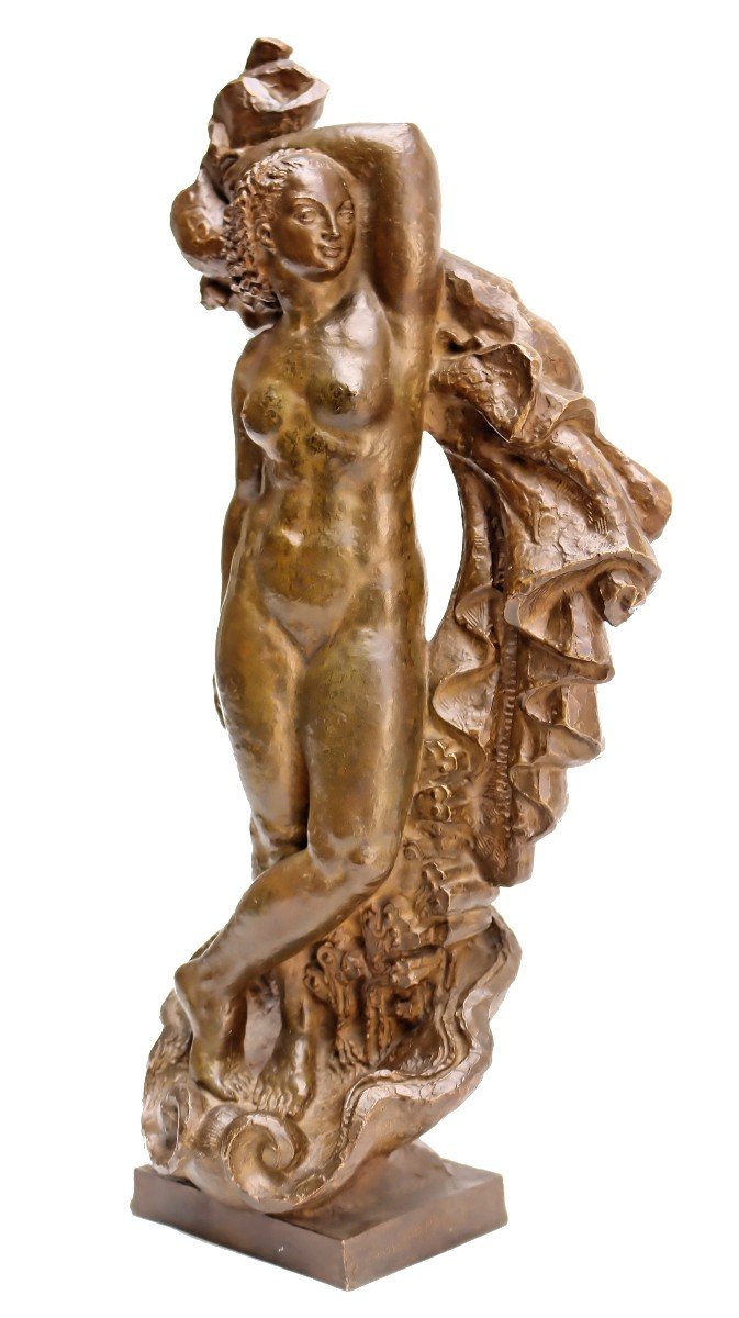 François MEHEUT(1905-1981) Grand Bronze de "VENUS"-photo-3