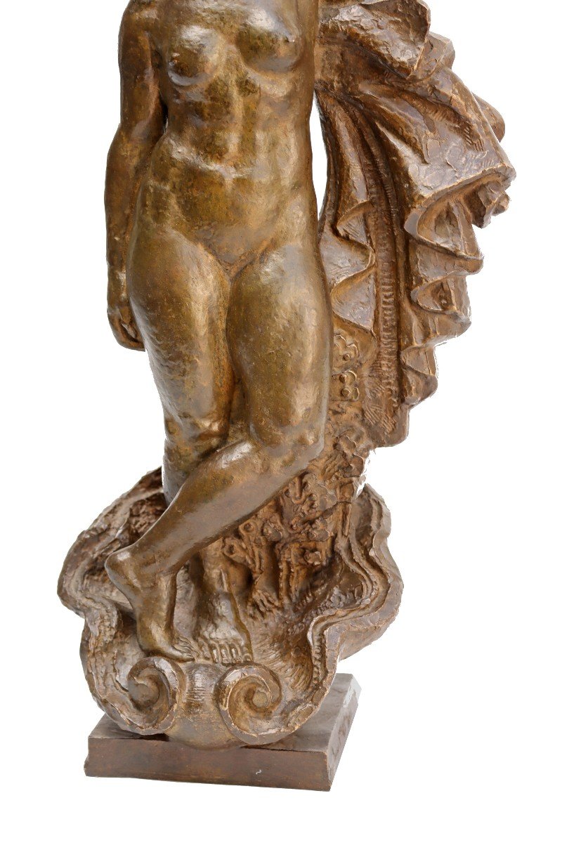 François Meheut (1905-1981) Large Bronze Of "venus"-photo-4