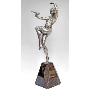 Samuel LIPCHYTZ (1880-1943) Grand Bronze Art Déco