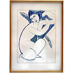 Amedeo Modigliani (1884-1920) Original Engraving