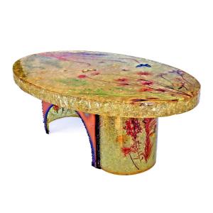 Accolay Table Basse Eclairante 1960-70
