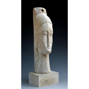 Amedeo Modigliani (1884-1920) Sculpture Woman's Head