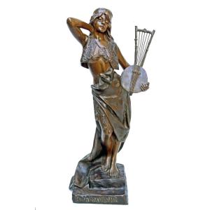 E. Villanis (1858-1914) Orientalist Bronze