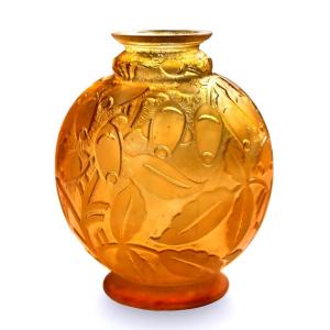 Daum Nancy Large Art Deco Vase 1930
