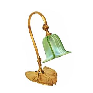 Art Nouveau Water Lily Lamp 1900 