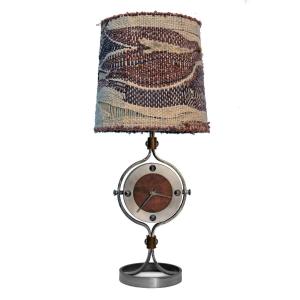 Ryckaert (XXe) Lampe Horloge circa 1960-70