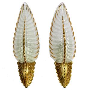 Paire d'Appliques Art Déco signées Ezan