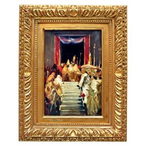 Lorenzo Delleani (1840- 1908) Fête de la Saint-Jean