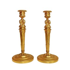 Pair Of Empire Torches Claude Galle (1759-1815)