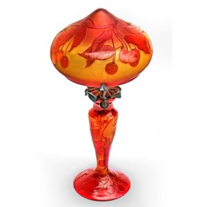 D’ARGENTAL - Paul NICOLAS (1875-1952) Lampe Champignon Art Déco