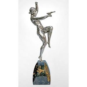 Samuel LIPCHYTZ (1880-1943) Bronze Danseuse Art Déco
