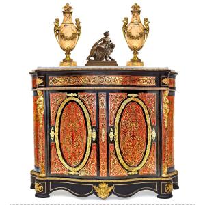 Napoleon III-era Boulle Marquetry Sideboard