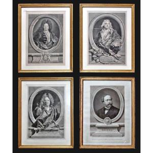 Following Four Engravings XVIII-xix Portraits