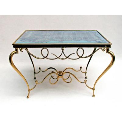 Charles Piguet (1887-1942) Art Deco Wrought Iron Table