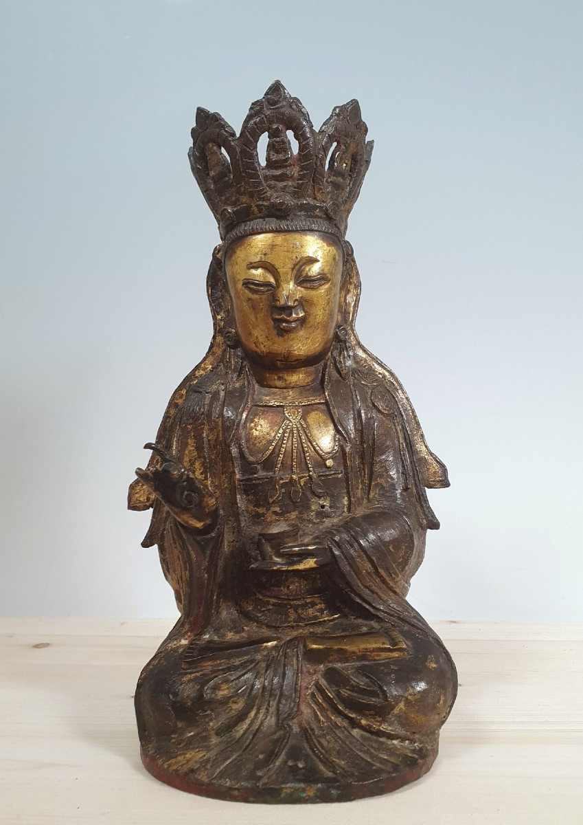  Bodhisattva Guanyn - Bronzo - Cina - 