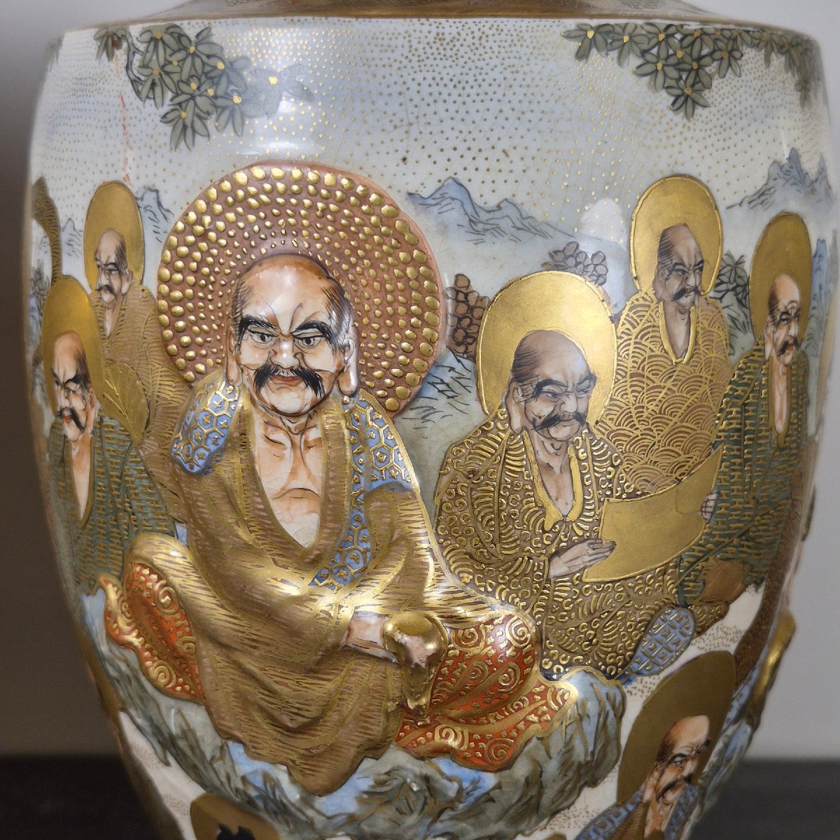 Paire de vases Satsuma-photo-4