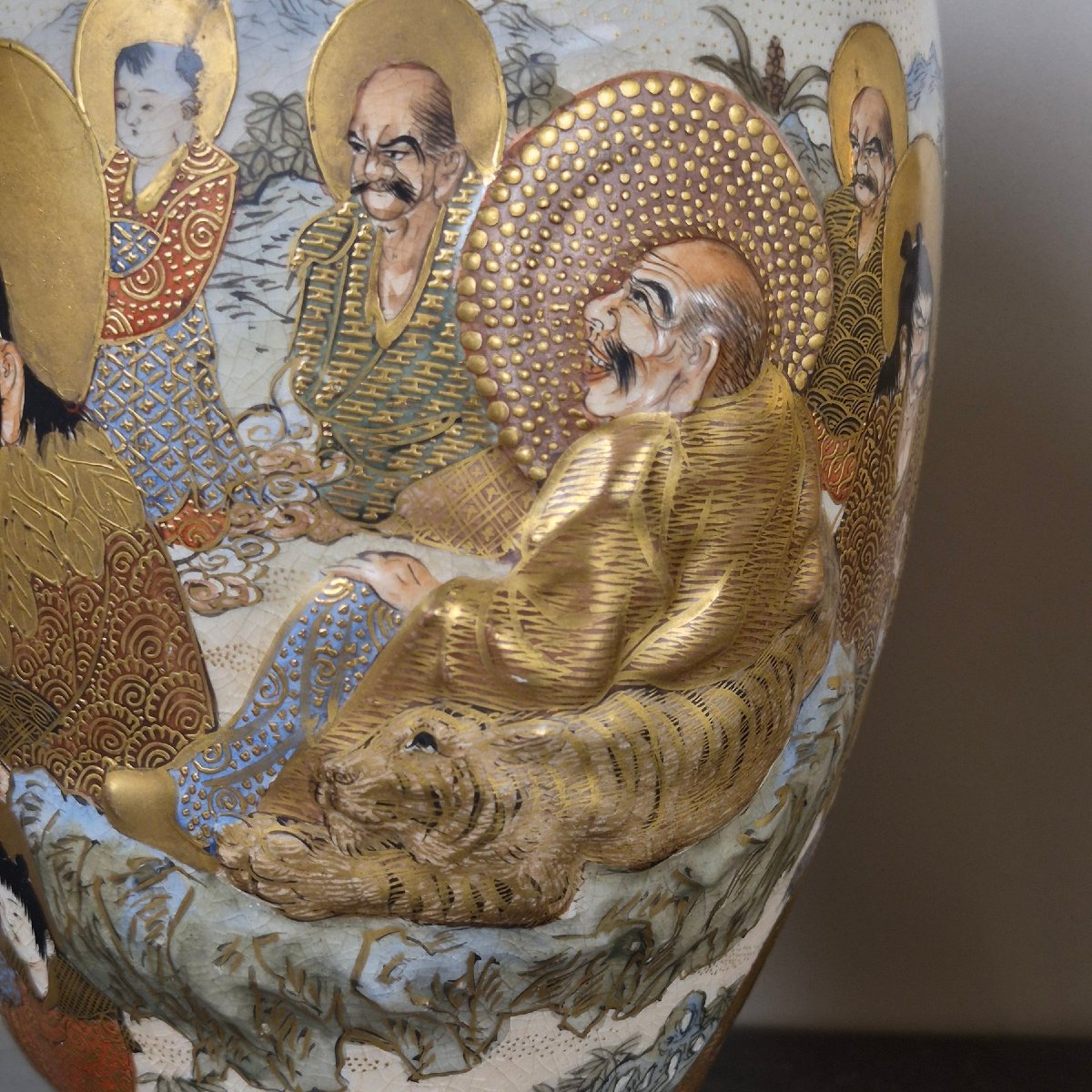 Paire de vases Satsuma-photo-4