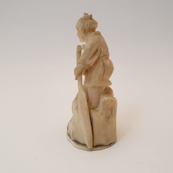 Okimono (1) - Marine Ivory - Japan - Meiji Period (1868-1912)-photo-2