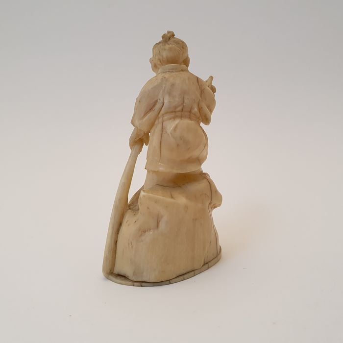 Okimono (1) - Marine Ivory - Japan - Meiji Period (1868-1912)-photo-4
