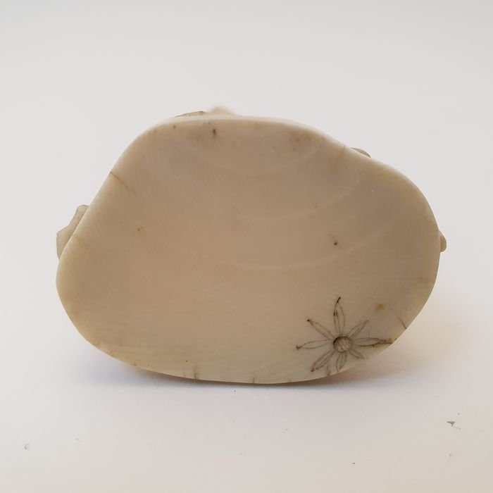 Okimono (1) - Marine Ivory - Japan - Meiji Period (1868-1912)-photo-3