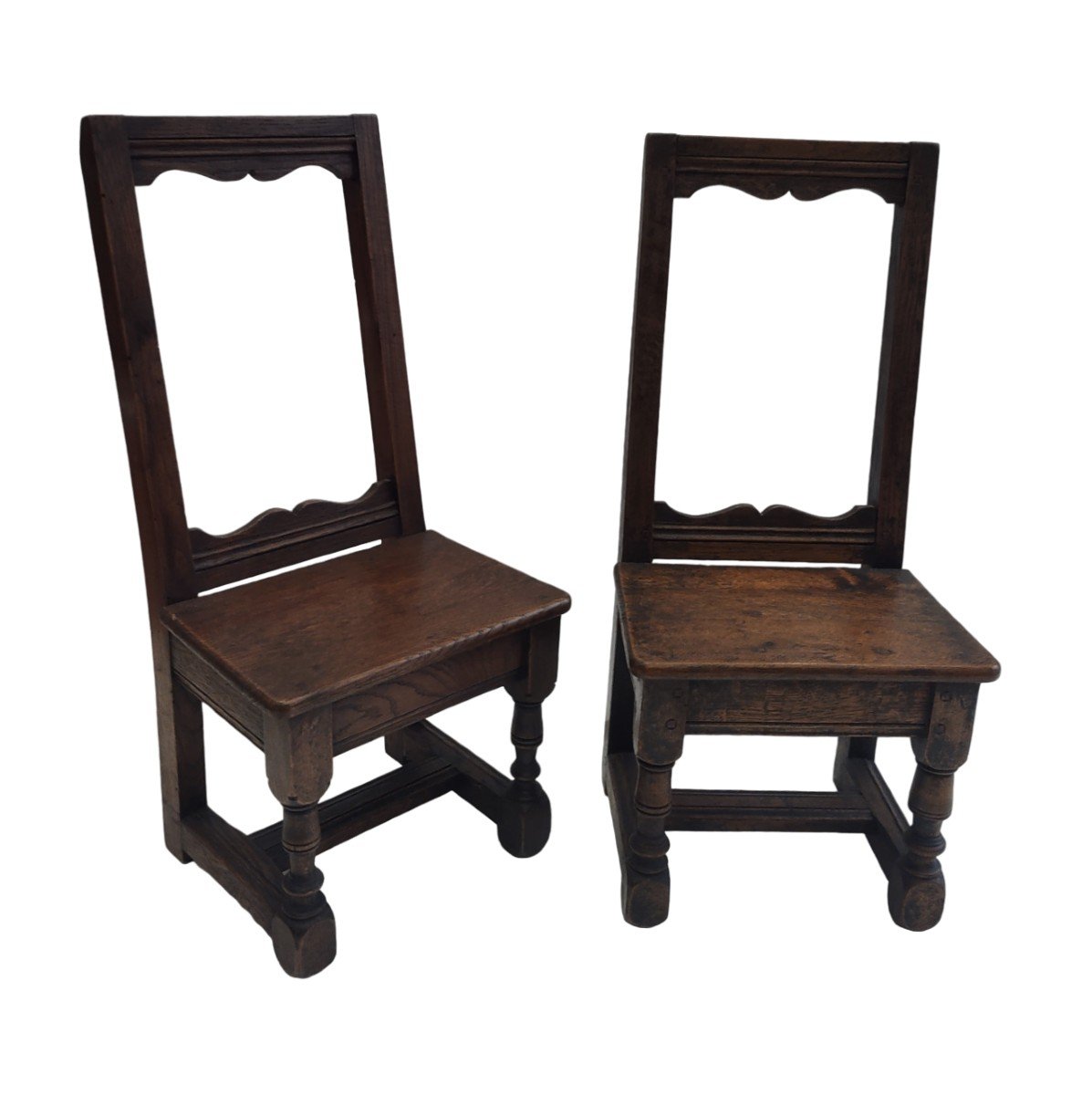 Pair Of Miniature Lorraine Chairs By Frédéric Massin Late 19th/early 20th Century-photo-1
