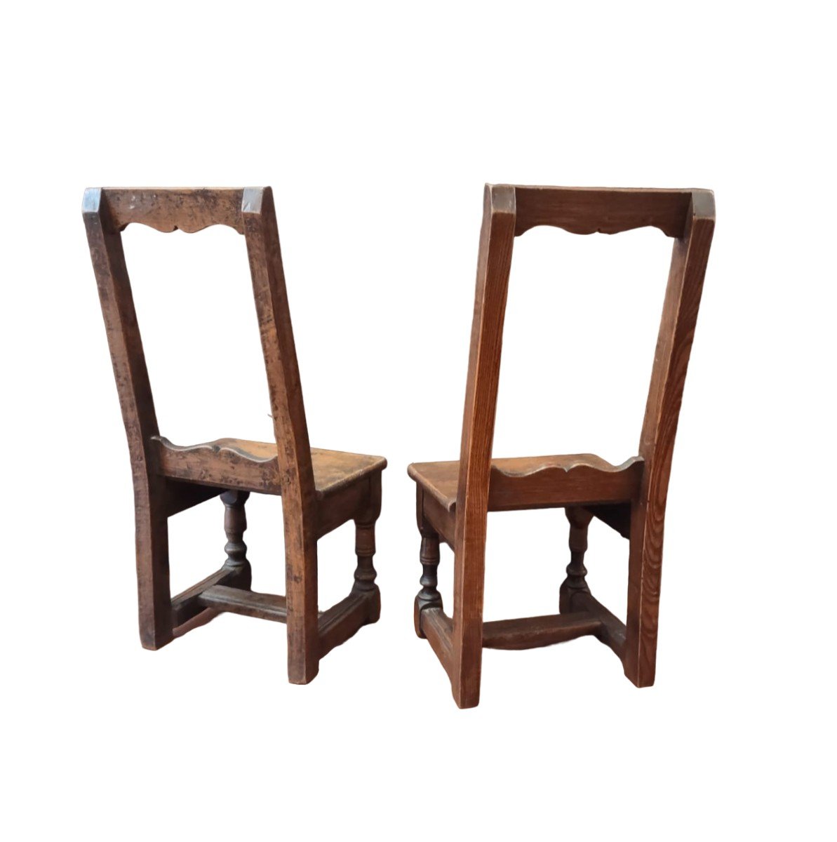 Pair Of Miniature Lorraine Chairs By Frédéric Massin Late 19th/early 20th Century-photo-3