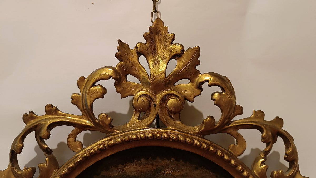 TABLEAU REPRÉSENTANT TUBIOLO ET L'ANGE DÉBUT DU 17ème SIÈCLE-photo-3