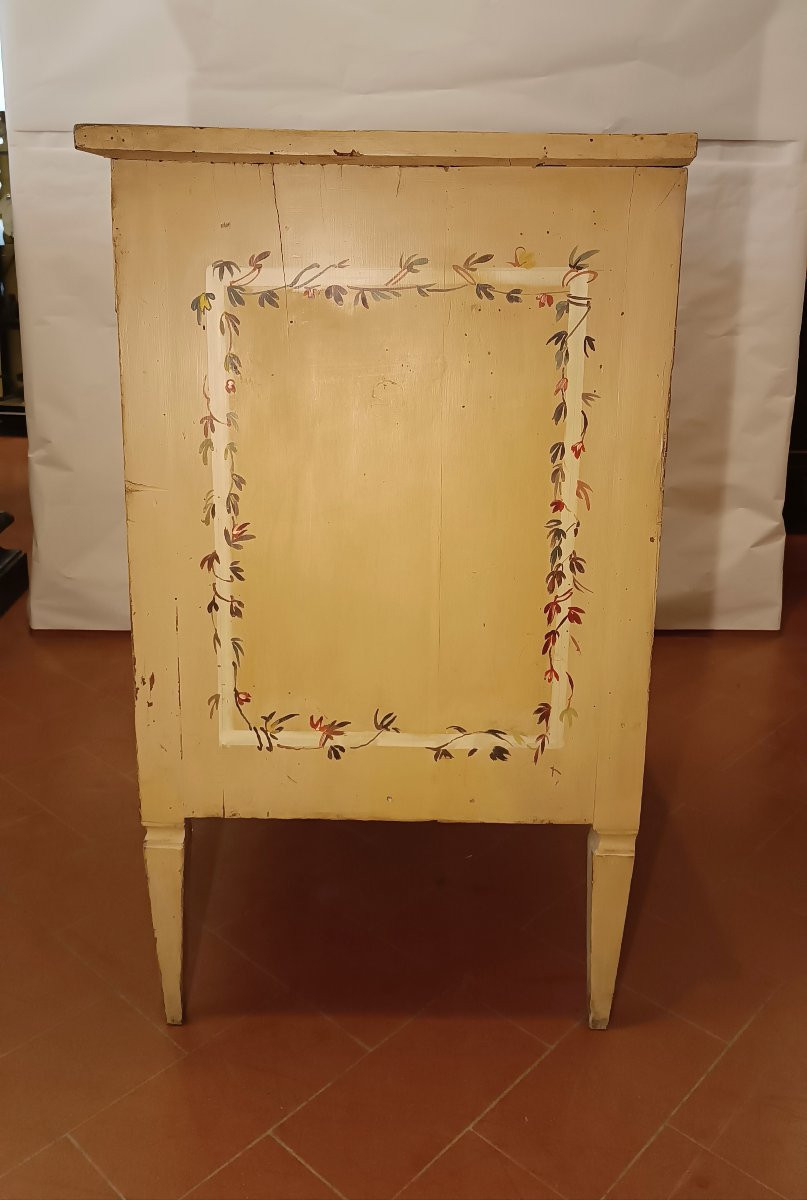 Late 19th-early 20th Century Lacquered Chest Of Drawers-photo-3