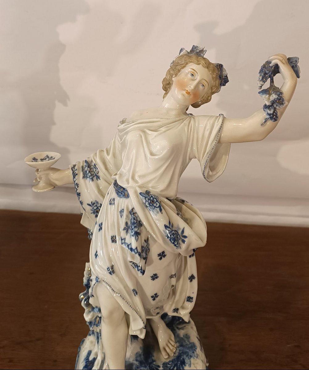 Mid-19th Century Three Rauenstein Porcelain Seasons Figures-photo-1
