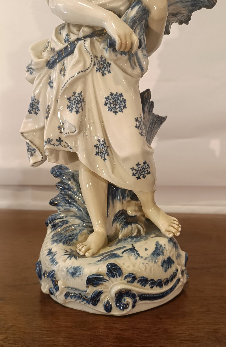 Mid-19th Century Three Rauenstein Porcelain Seasons Figures-photo-5