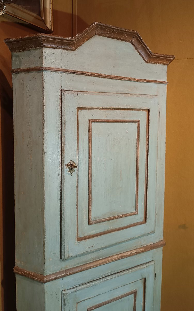  Second Half Of The 19th Century Lacquered Corner Cabinet-photo-2