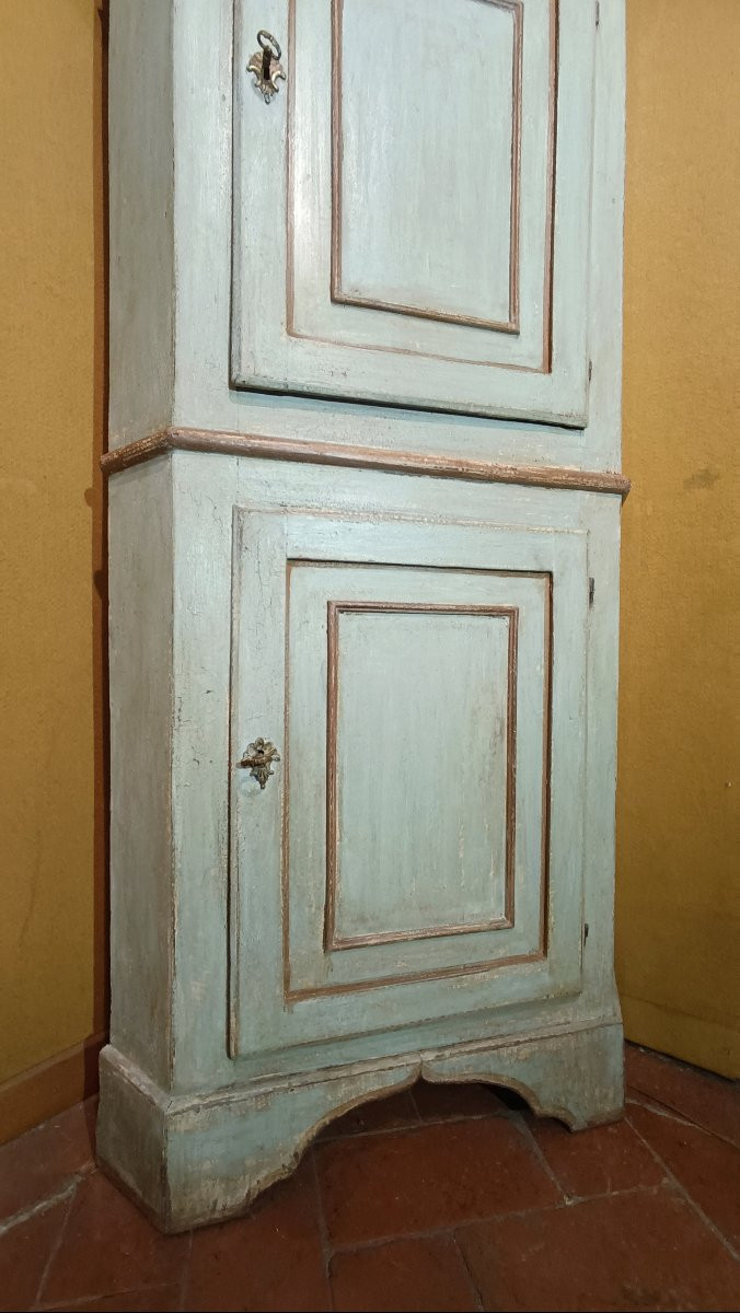  Second Half Of The 19th Century Lacquered Corner Cabinet-photo-4