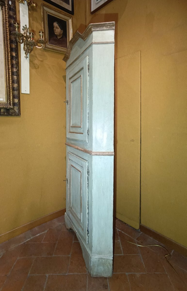  Second Half Of The 19th Century Lacquered Corner Cabinet-photo-1