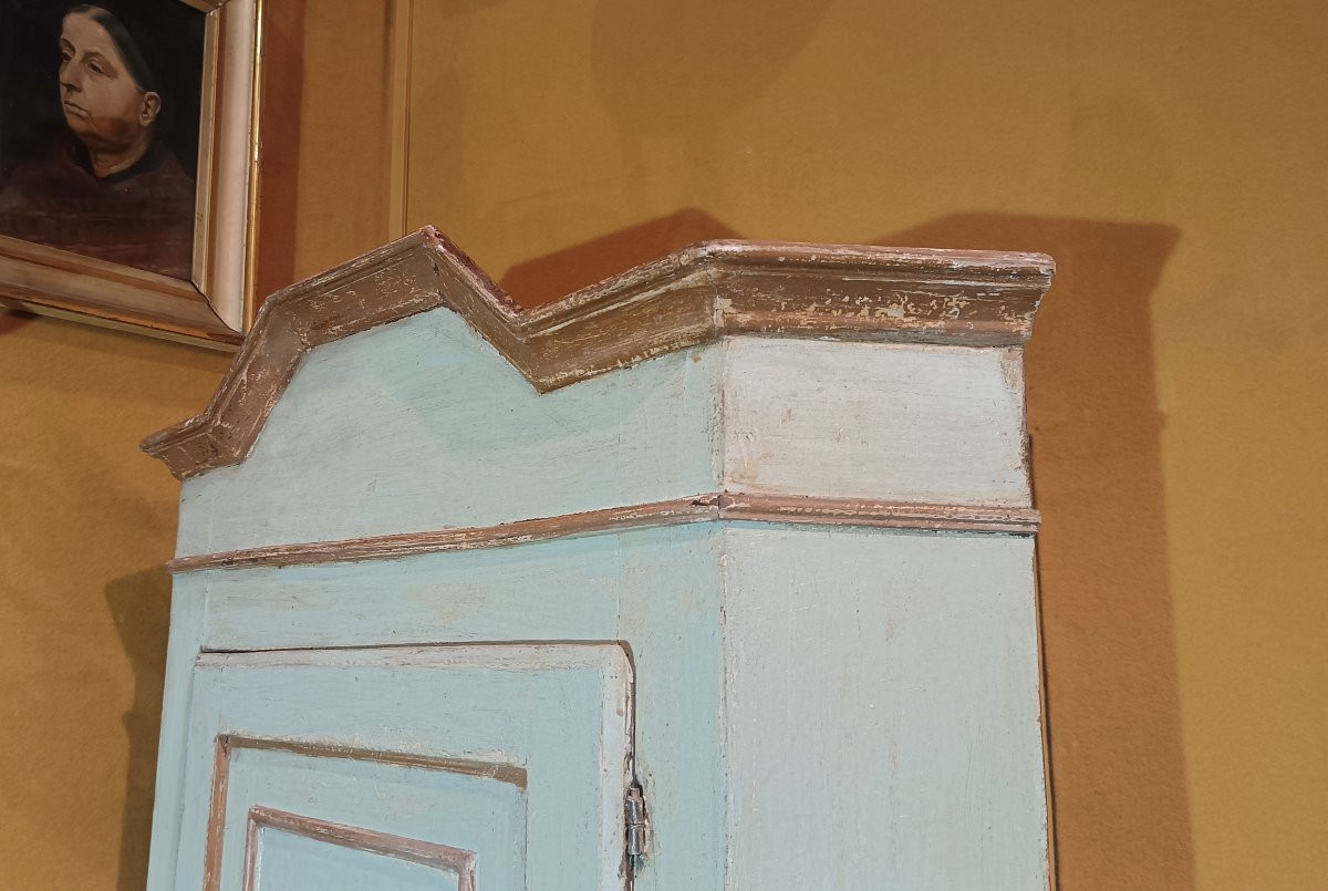  Second Half Of The 19th Century Lacquered Corner Cabinet-photo-2